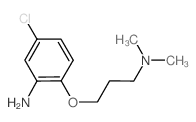 N-[3-(2-Amino-4-chlorophenoxy)propyl]-N,N-dimethylamine Structure