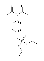 diethyl (4-(N-acetylacetamido)benzyl)phosphonate结构式