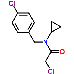 2-Chloro-N-(4-chloro-benzyl)-N-cyclopropyl-acetamide picture