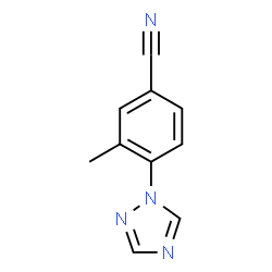 3-Methyl-4-(1H-1,2,4-triazol-1-yl)benzonitrile Structure