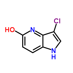 3-Chloro-5-hydroxy-4-azaindole structure