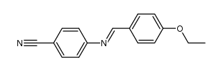 (4'-ethoxybenzylidene) 4-aminobenzonitrile Structure