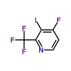 4-Fluoro-3-iodo-2-(trifluoromethyl)pyridine结构式