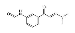 N-[3-[(2E)-3-(Dimethylamino)-1-oxo-2-propen-1-yl]phenyl]-formamide结构式