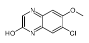 7-chloro-6-methoxy-1H-quinoxalin-2-one Structure