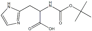 2-氨基甲酸叔丁酯-3-(咪唑-2-基)丙酸图片