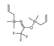 N-methylallyldimethylsilyltrifluoroacetic acid structure