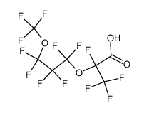 perfluoro-3,7-dioxa-2-methyloctanoic acid结构式