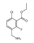 ethyl 3-(aminomethyl)-6-chloro-2-fluorobenzoate Structure