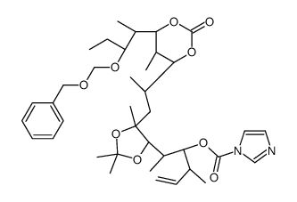 14-benzyloxymethoxy-10,12-O-carbonyl-4-N-imidazolylcarbonyl-6,7-isopropylidene-3,5,7,9,11,13-hexamethylhexadec-1-ene-4,6,7,10,12,14-hexol picture