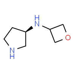 (R)-N-(Oxetan-3-yl)pyrrolidin-3-amine结构式