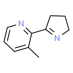 Pyridine, 2-(3,4-dihydro-2H-pyrrol-5-yl)-3-methyl-结构式