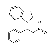 (+/-)-1-(2-nitro-1-phenylethyl)indoline Structure