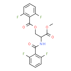 2-[(2,6-DIFLUOROBENZOYL)AMINO]-3-METHOXY-3-OXOPROPYL 2,6-DIFLUOROBENZENECARBOXYLATE picture