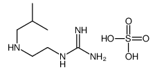 2-[[amino(azaniumyl)methylidene]amino]ethyl-(2-methylpropyl)azanium,sulfate Structure