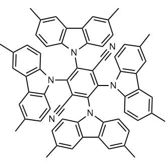 2,3,5,6-四(3,6-二甲基-9H-咔唑-9-基)-1,4-苯二腈图片