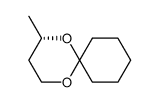 (S)-1,3-butanediol cyclohexanide Structure