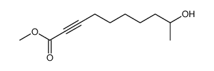 (+/-)-9-Hydroxy-2-decinsaeure-methylester Structure