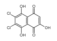 6,7-dichloro-2-hydroxynaphthazarin Structure