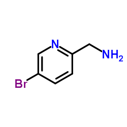 (5-Bromopyridin-2-yl)methanamine structure