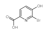 6-bromo-5-hydroxy-2-pyridinecarboxylic acid structure