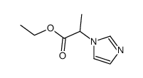 1H-Imidazole-1-aceticacid,alpha-methyl-,ethylester(9CI) Structure