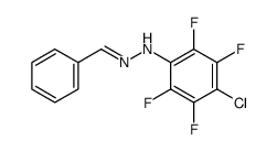 4-Cl-C6F4NHNCHC6H5 Structure