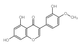 红车轴草素结构式