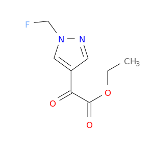 ethyl 2-[1-(fluoromethyl)pyrazol-4-yl]-2-oxo-acetate图片