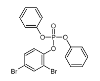 2,4-dibromophenyl diphenyl phosphate结构式