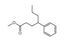 methyl 4-phenylheptanoate结构式