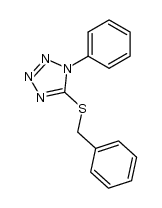 5-(benzylsulfanyl)-1-phenyl-1H-tetrazole Structure