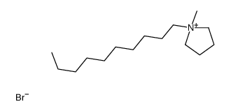 1-decyl-1-methylpyrrolidin-1-ium,bromide结构式