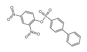 2,4-dinitrophenyl [1,1'-biphenyl]-4-sulfonate Structure