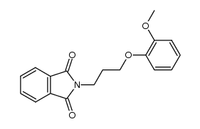 N-[3-(2-methoxyphenoxy)propyl]phthalimide Structure