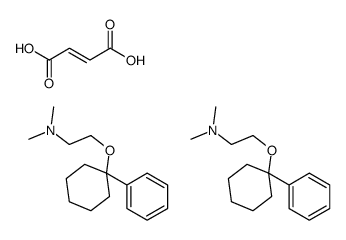 (Z)-but-2-enedioate,dimethyl-[2-(1-phenylcyclohexyl)oxyethyl]azanium Structure