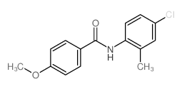 N-(4-Chloro-2-methylphenyl)-4-methoxybenzamide Structure