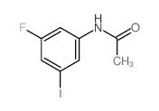 N-(3-fluoro-5-iodo-phenyl)acetamide结构式