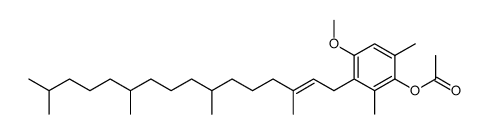 1-acetoxy-2,6-dimethyl-3-phytyl-4-methoxybenzene Structure