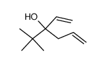 3-tert-butyl-hexa-1,5-dien-3-ol Structure