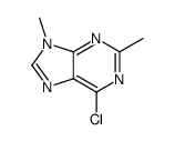 6-chloro-2,9-dimethylpurine结构式