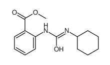 methyl 2-(cyclohexylcarbamoylamino)benzoate结构式