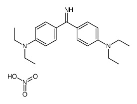 4,4'-carbonimidoylbis[N,N-diethylaniline] nitrate结构式