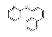 2-naphthalen-1-yloxypyridine Structure