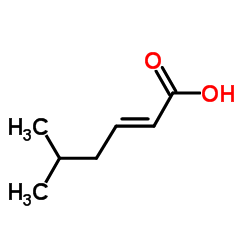 (2E)-5-Methyl-2-hexenoic acid Structure