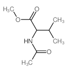 methyl 2-acetamido-3-methylbutanoate结构式