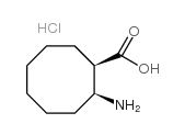 (1r,2s)-2-amino-cyclooctanecarboxylic acid hydrochloride Structure