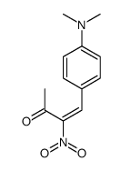 (Z)-4-[4-(dimethylamino)phenyl]-3-nitrobut-3-en-2-one结构式