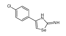 4-(4-chlorophenyl)-1,3-selenazol-2-amine Structure