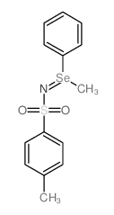 N-tosyl-Se,Se-methyl-phenylselenilimine Structure